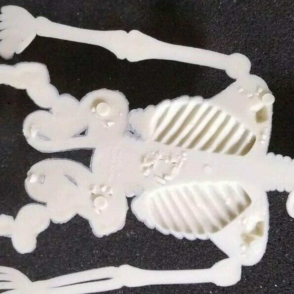Vintage Halloween Skeleton Toy Dangler 9